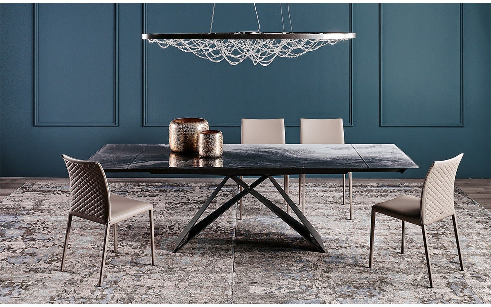 Premier Crystalart Drive Table