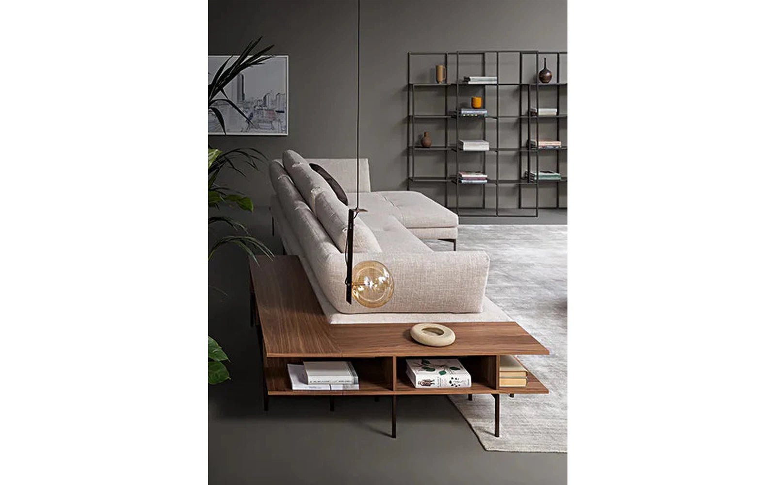 Aliante Sectional Sofa Set