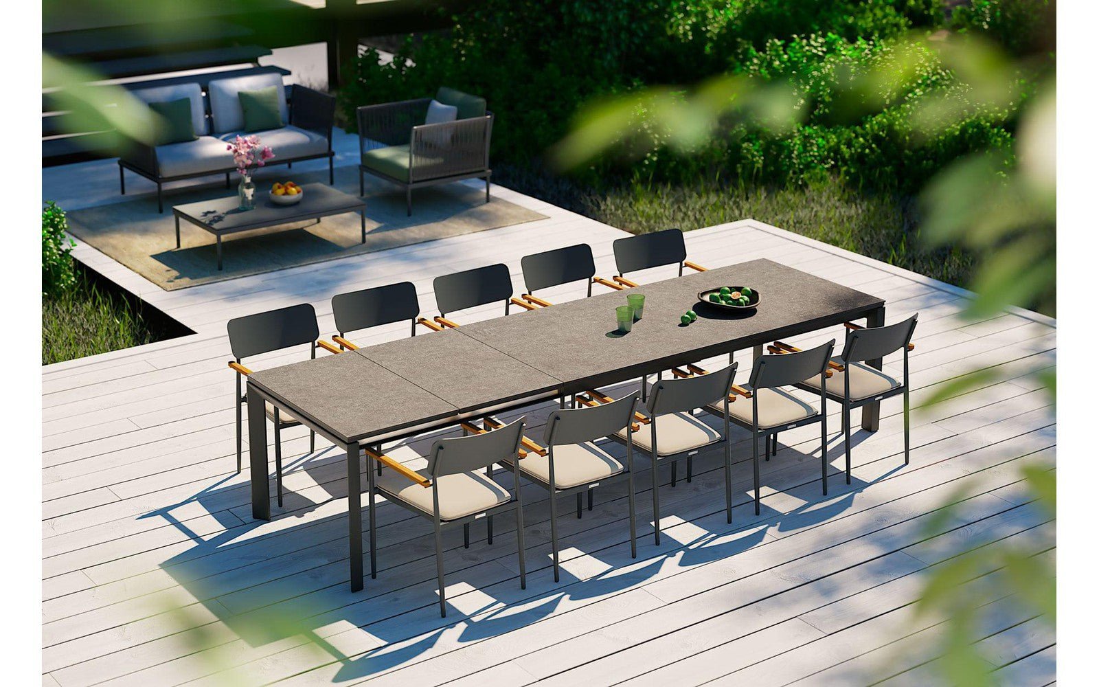 Bridge Extendable Outdoor Table