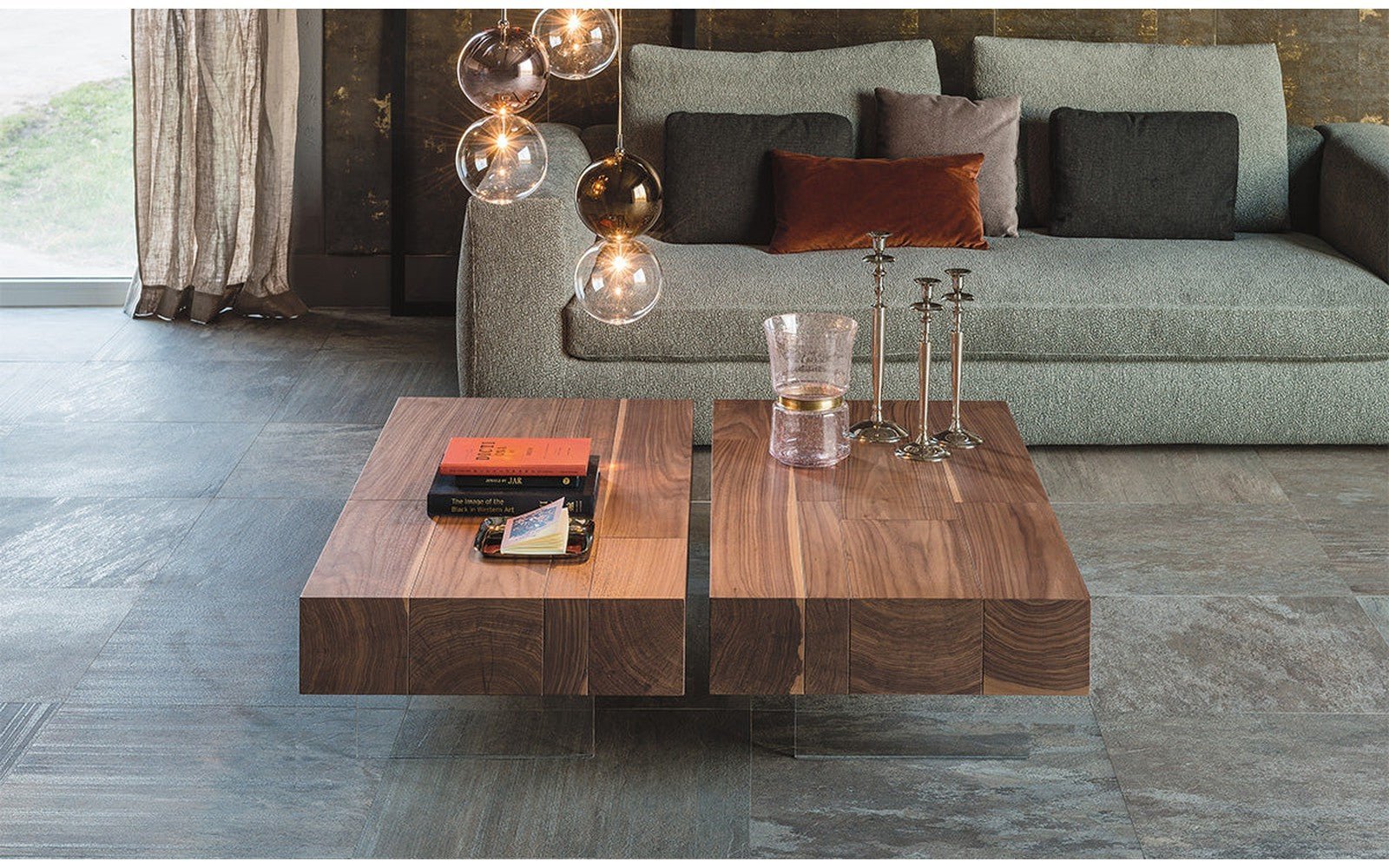 Cattelan italia-Lingotto Wood Coffee Table