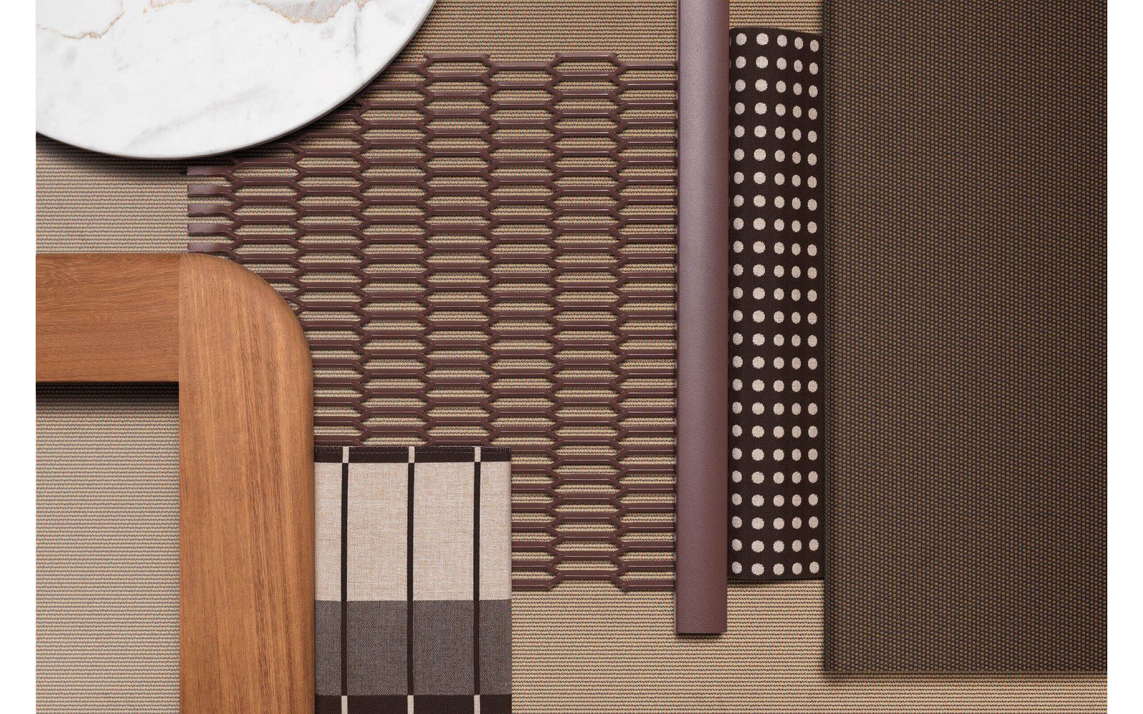 Mesh Low Outdoor Coffee Table