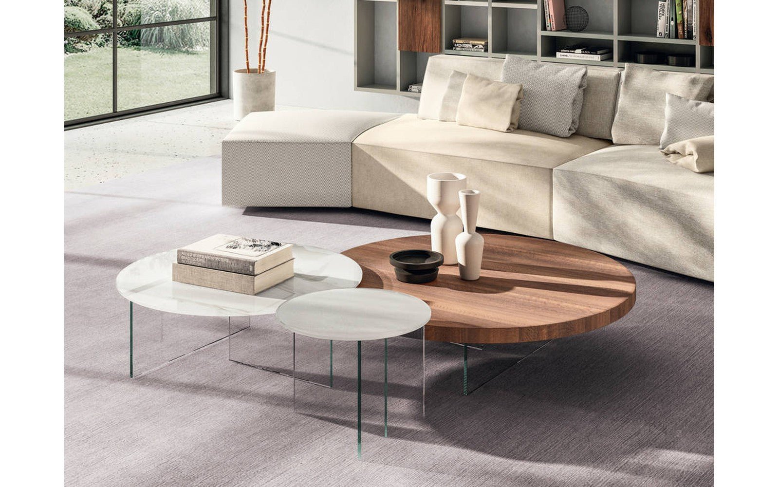 Air Round Coffee Table-Lago-Furnivita