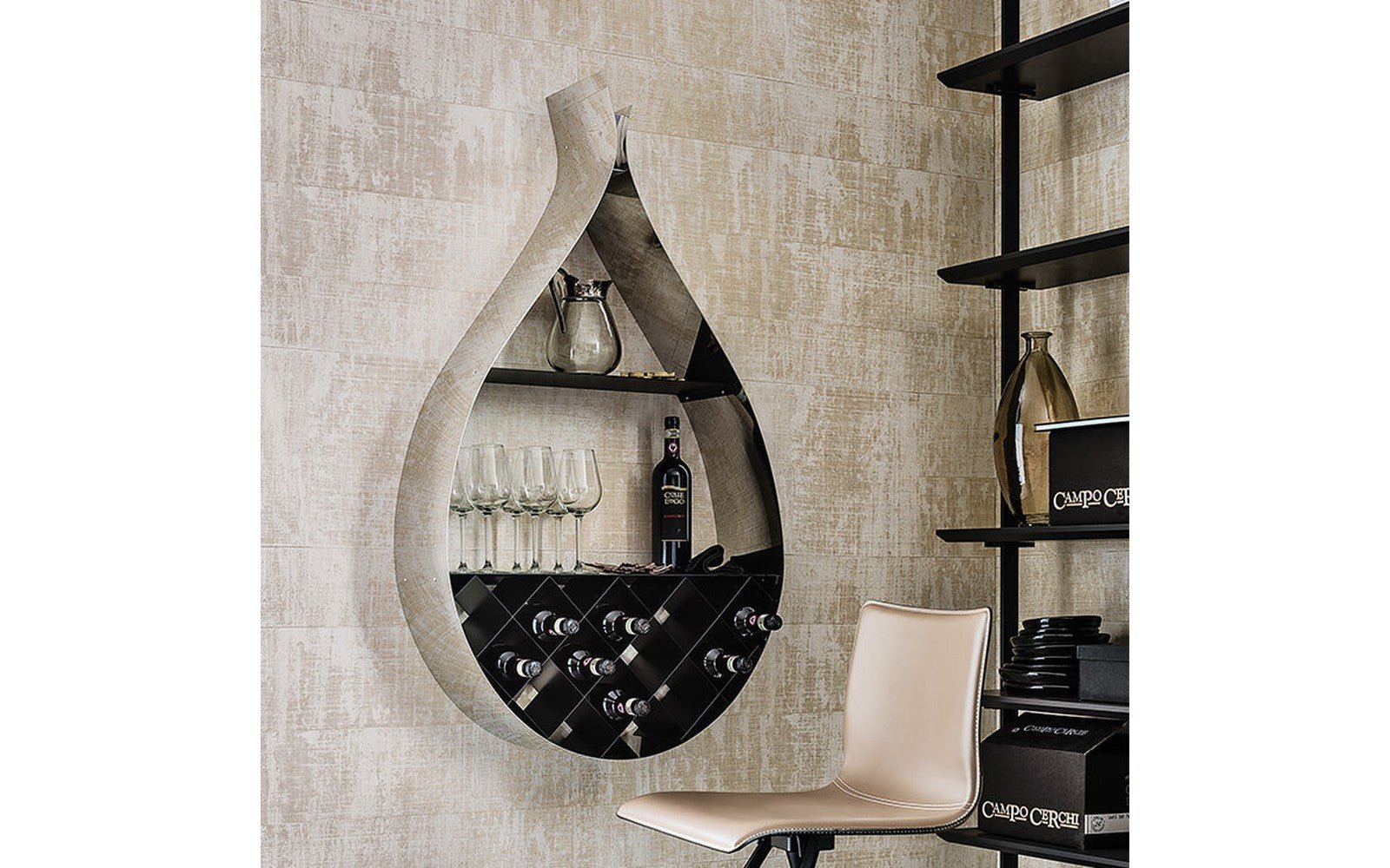 Cattelan italia-Drop Wine Rack