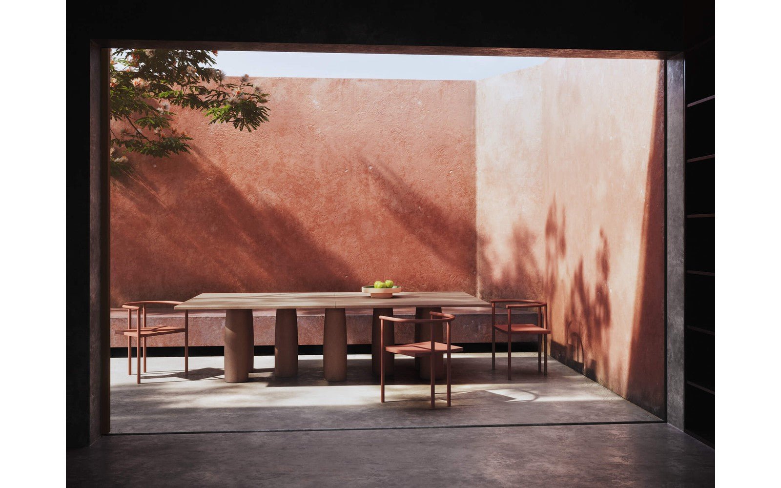 II Colonnato Straight Outdoor Table
